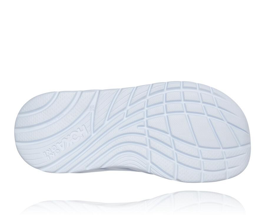 Sandals Mens - Hoka One One ORA Recovery Flip - Navy/White - FIVYNUG-41